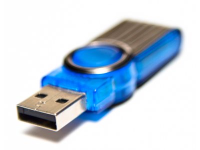 pendrive isolated on white